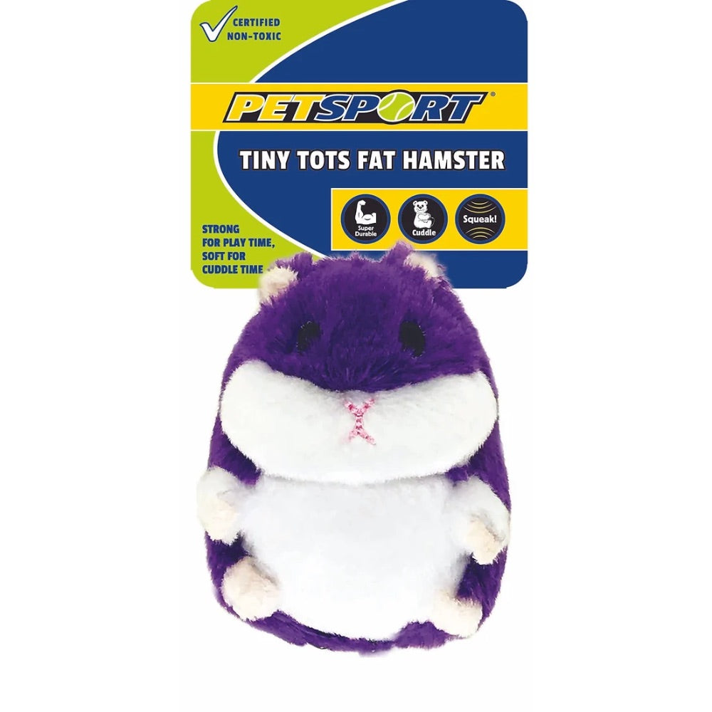 PetSport Tiny Tots Fat Hamster Purple