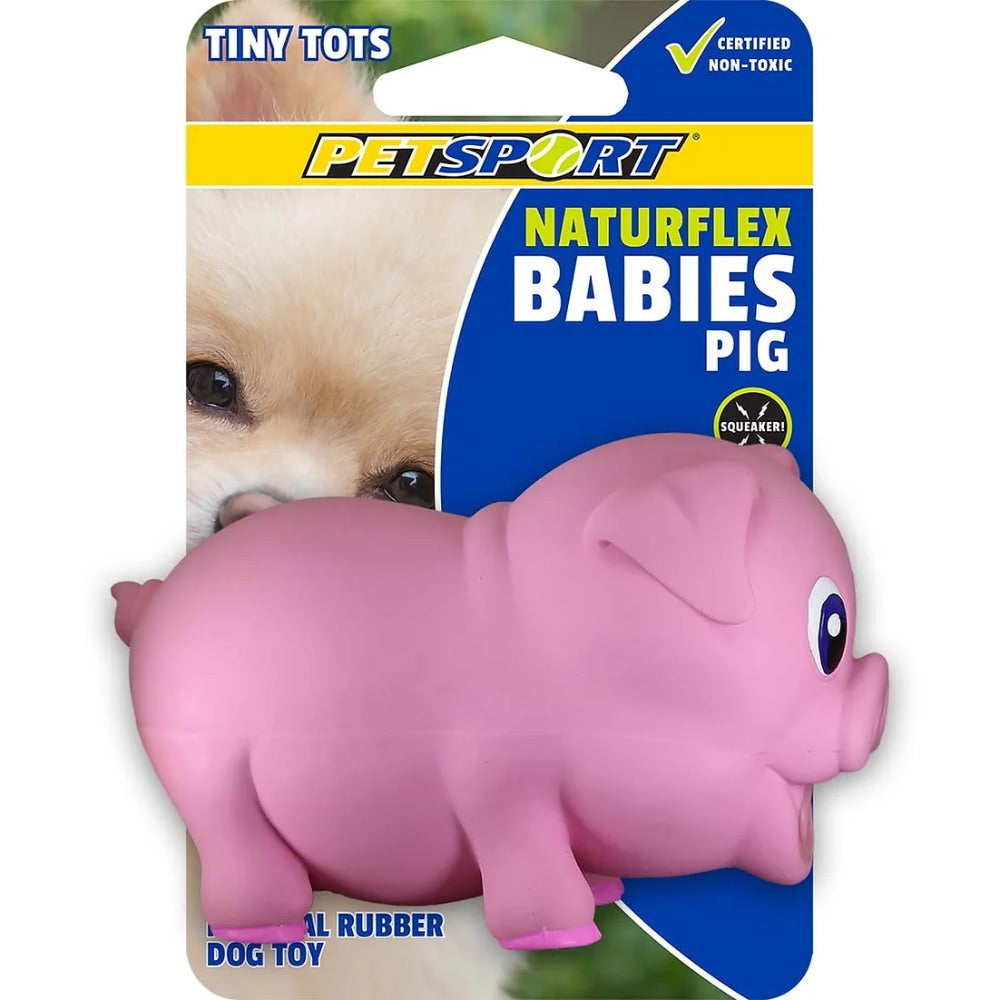 PetSport Naturflex Pig Tiny Tots - 3.2"