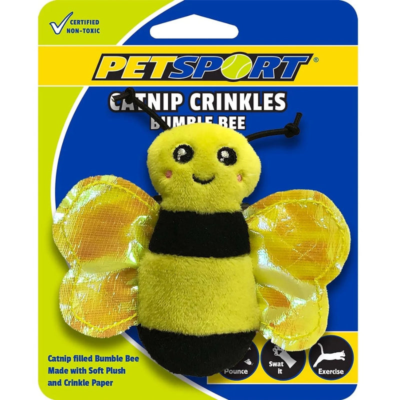 PetSport Catnip Crinkles Bumble Bee
