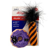 Kittybells by Huxley & Kent Spiderweb Donut & Black Flame Candle Cat Toy - 2pk