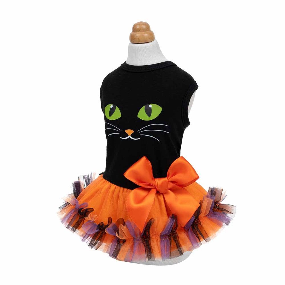 Fitwarm Halloween Cat Face Dress