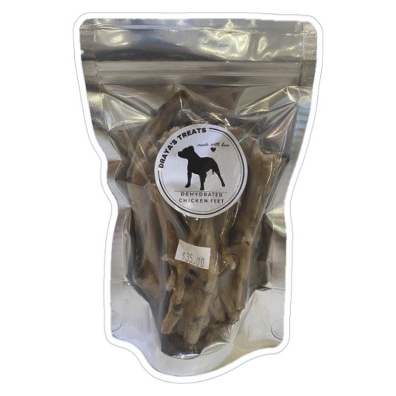 Draya's Dehydrated Chicken Feet Treats