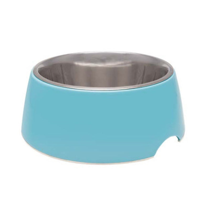 Loving Pets Retro Bowl Dog Food & Water Bowl - Electric Blue