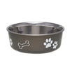 Loving Pets Bella Bowl Stainless Steel Dog Bowl - Espresso