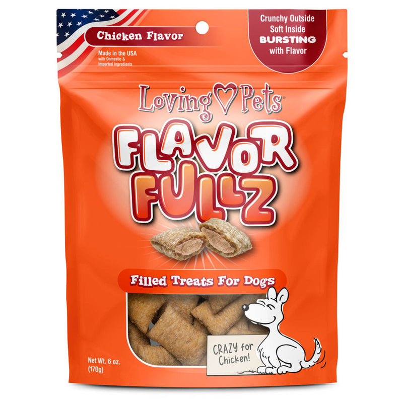 Loving Pets Flavorfullz Dog Treats 6oz- Chicken