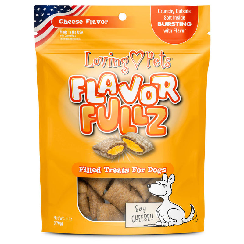 Loving Pets Flavorfullz Dog Treats 6oz- Cheese