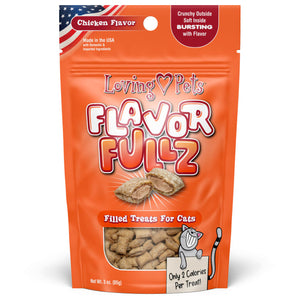 Loving Pets Flavorfullz Cat Treats 3 oz - Chicken