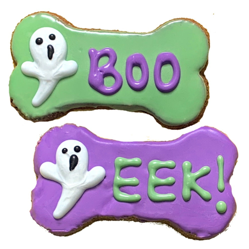 Pawsitively Gourmet BOO & EEK Bone Cookie (One 4" Cookie)