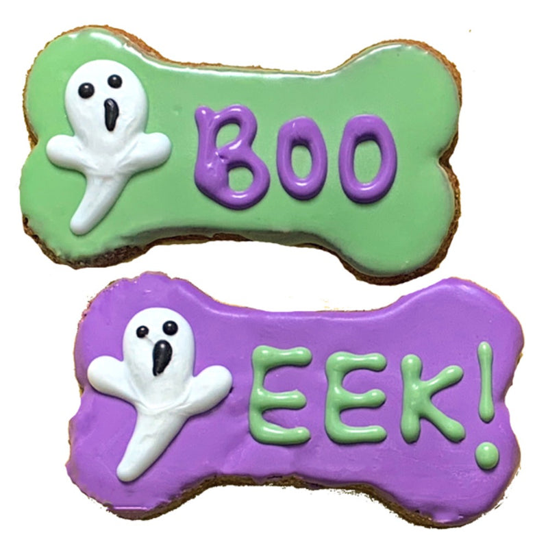 Pawsitively Gourmet BOO & EEK Bone Cookie (One 4" Cookie)