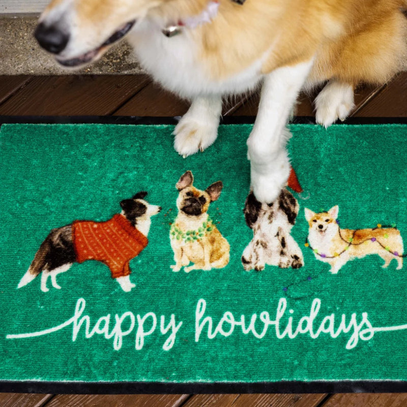 Pearhead Happy Howlidays Door Mat