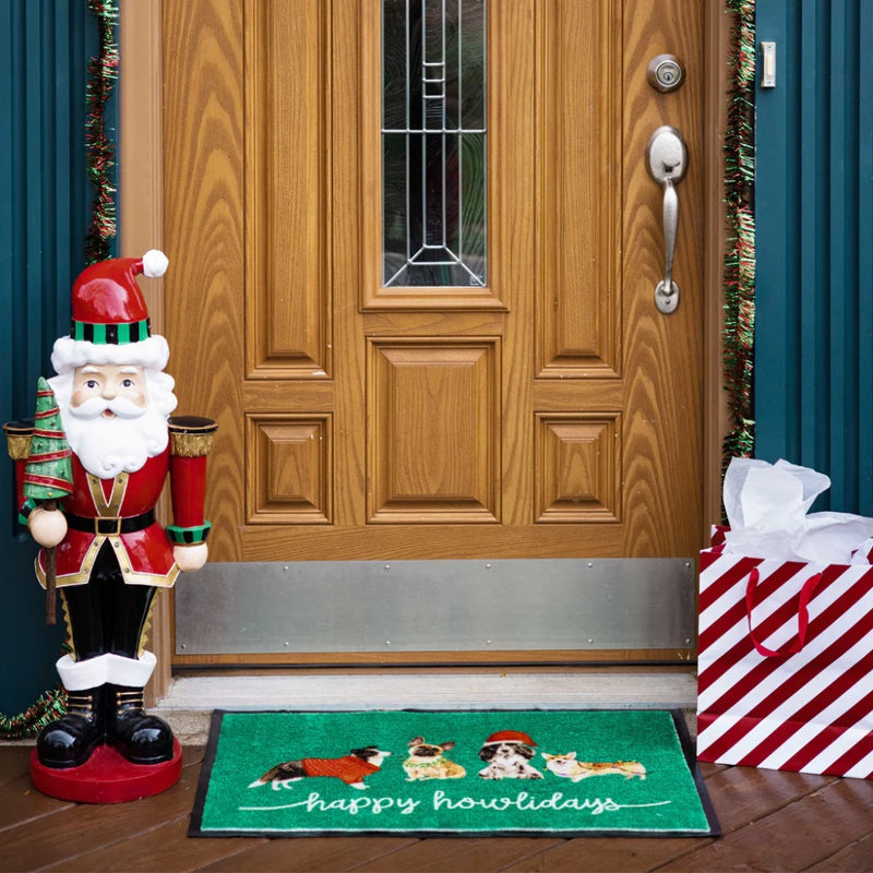 Pearhead Happy Howlidays Door Mat