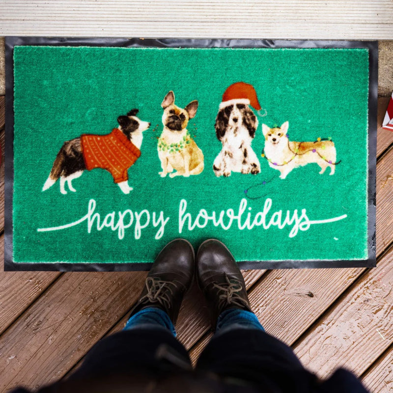 Pearhead Happy Howlidays Door Mat