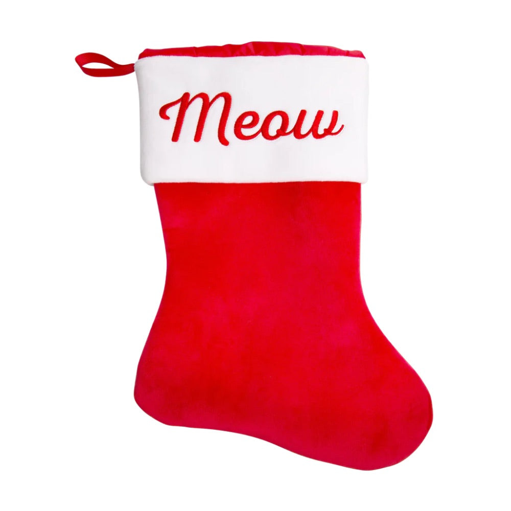 Pearhead meow christmas stocking