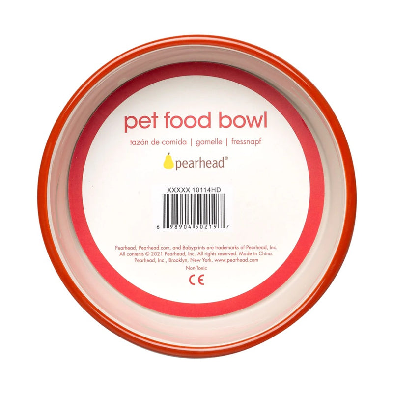 Pearhead holiday cat bowl - Small