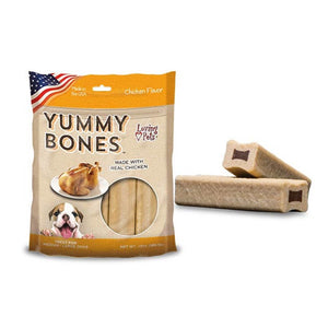 Loving Pets Yummy Bones - Chicken Flavored Treats for Dogs (13 oz. Bag)