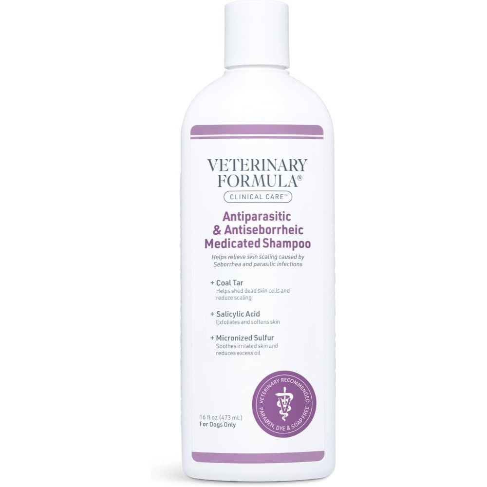 VETERINARY FORMULA CLINICAL CARE ANTIPARASITIC & ANTISEBORRHEIC SHAMPOO