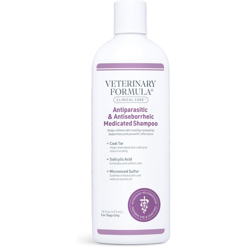 VETERINARY FORMULA CLINICAL CARE ANTIPARASITIC & ANTISEBORRHEIC SHAMPOO