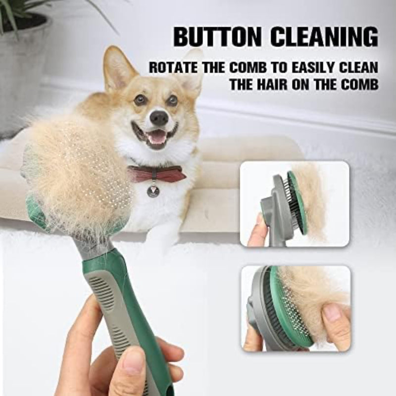 Buzo Gear Groomers Choice Self Cleaning Slicker - Small/ Medium