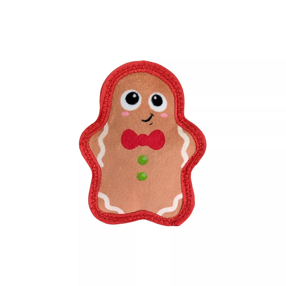 Outward Hound Tough Skinz Gingerbread Man Dog Toy