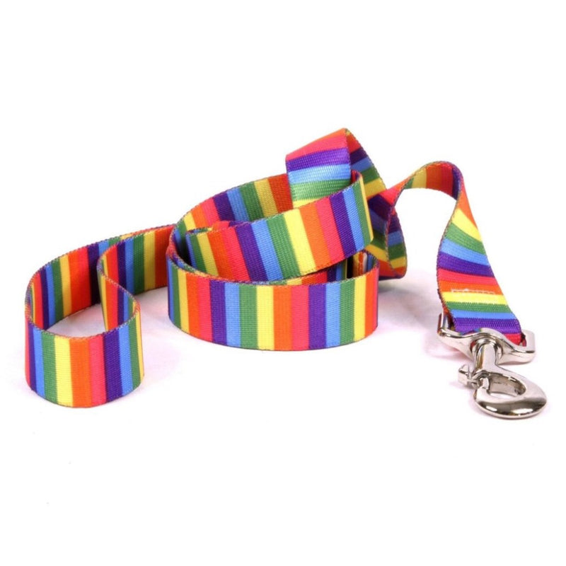 Yellow Dog Design Rainbow Stripes Leash - 5ft