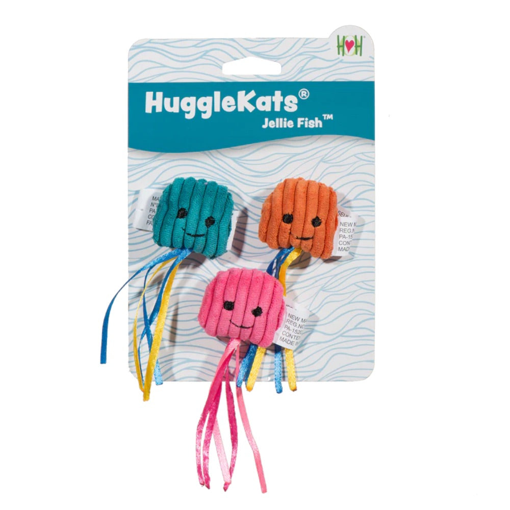 HuggleHounds HuggleKats® Jellie Fish Cat Toy