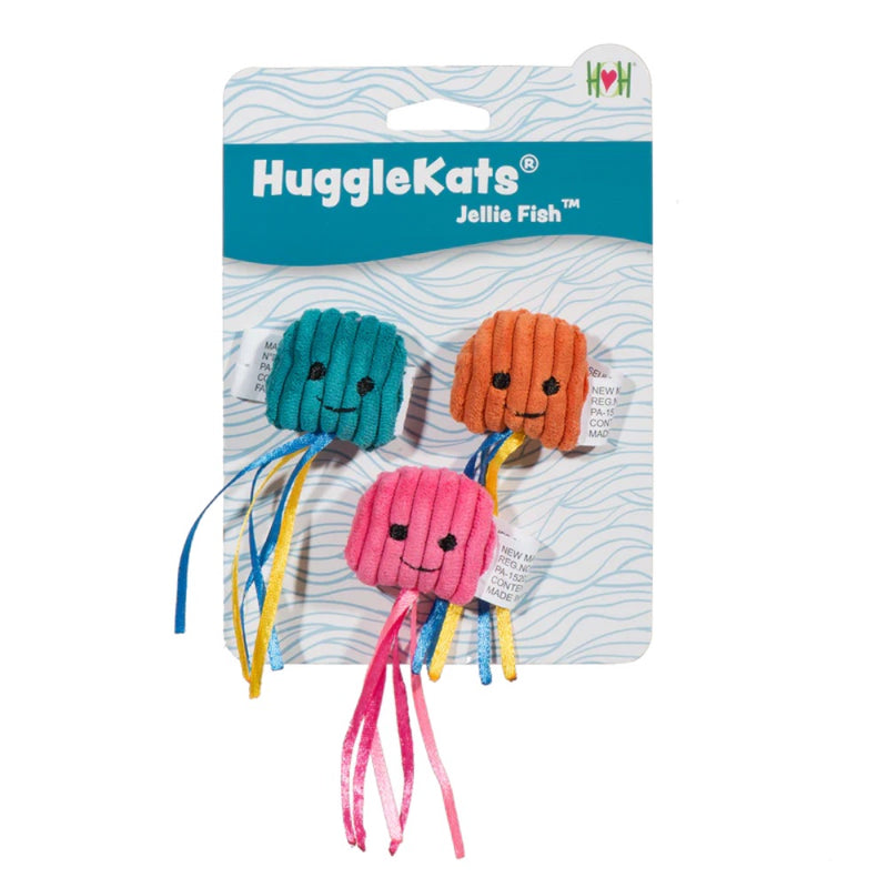 HuggleHounds HuggleKats® Jellie Fish Cat Toy