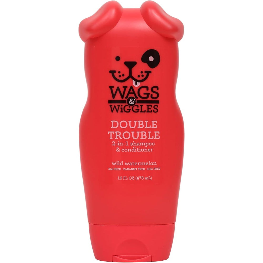 Wags & Wiggles Double Trouble 2-in-1 Dog Shampoo & Conditioner