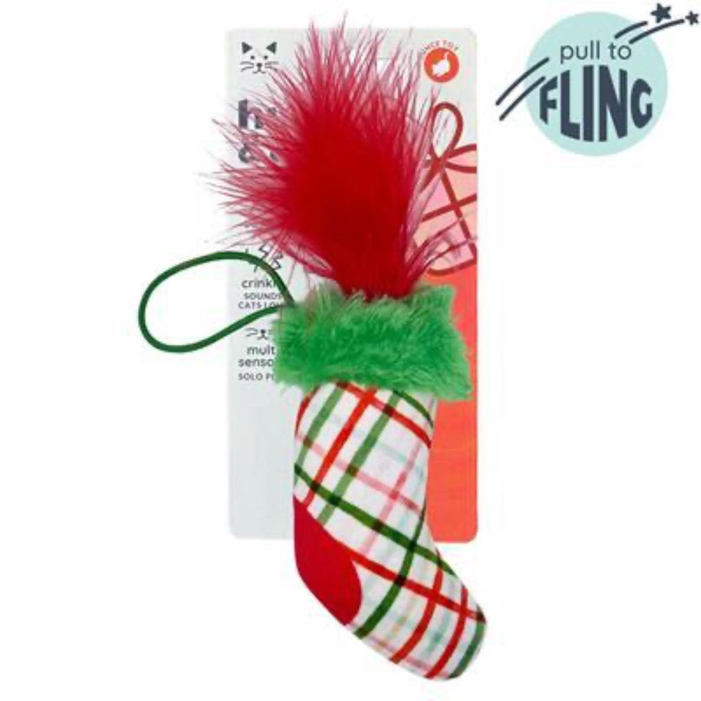 Huxley and Kent Cat Flinger Christmas Stocking