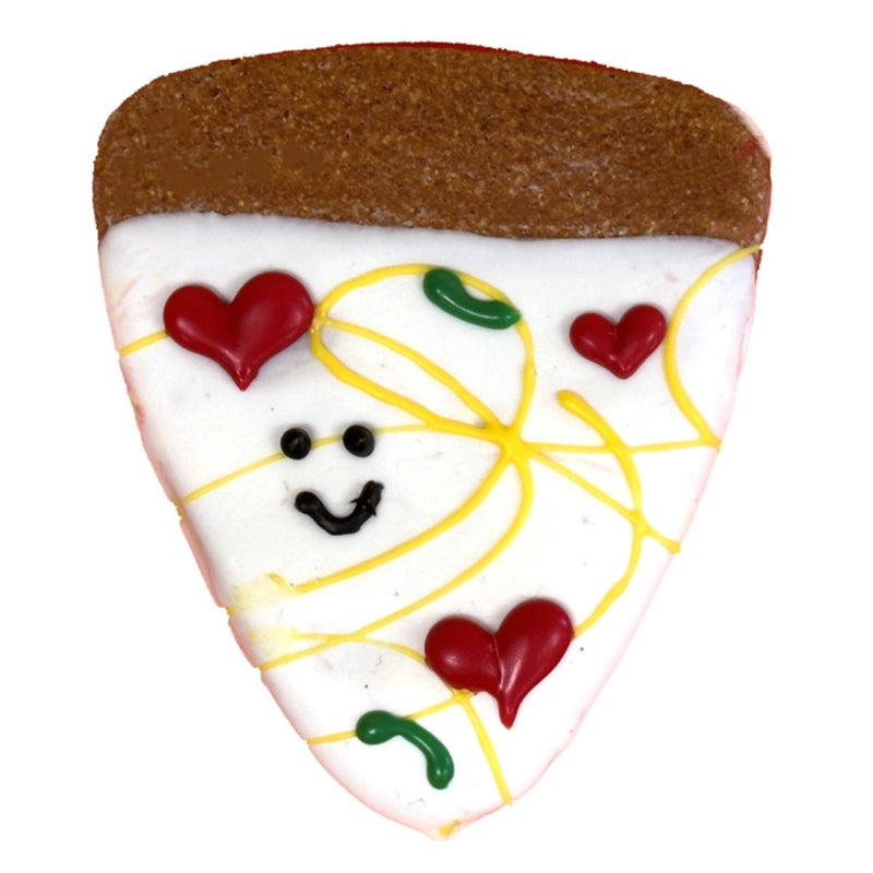 Pawsitively Gourmet Valentine Pizza Slice Cookie