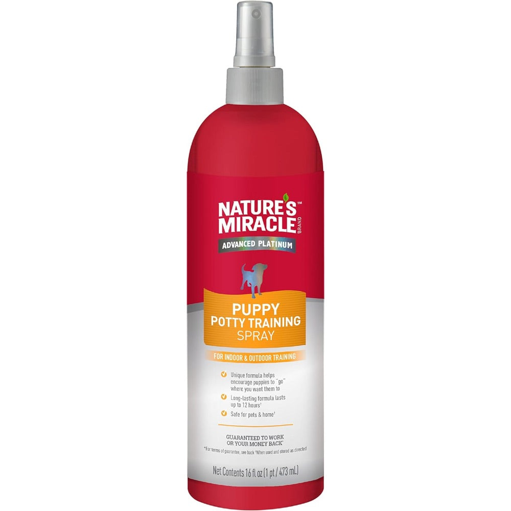 Nature's Miracle Advanced Platinum Puppy Potty Training Spray for Dogs, 16 fl. oz.