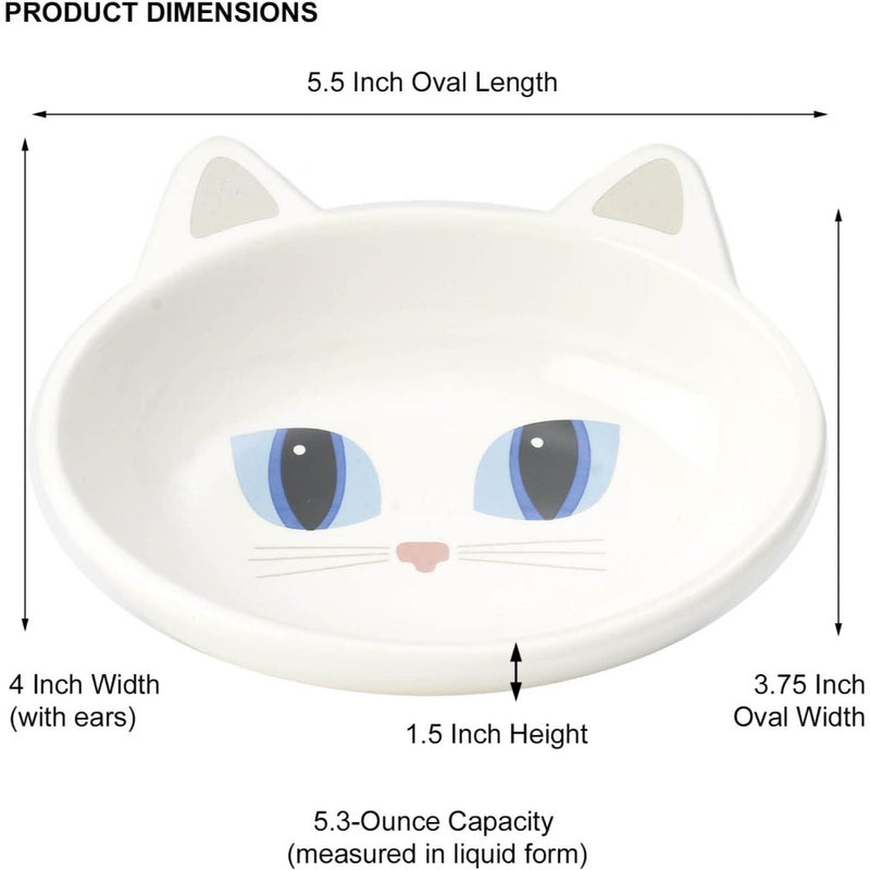 PetRageous Frisky Kitty Stoneware Cat Bowls
