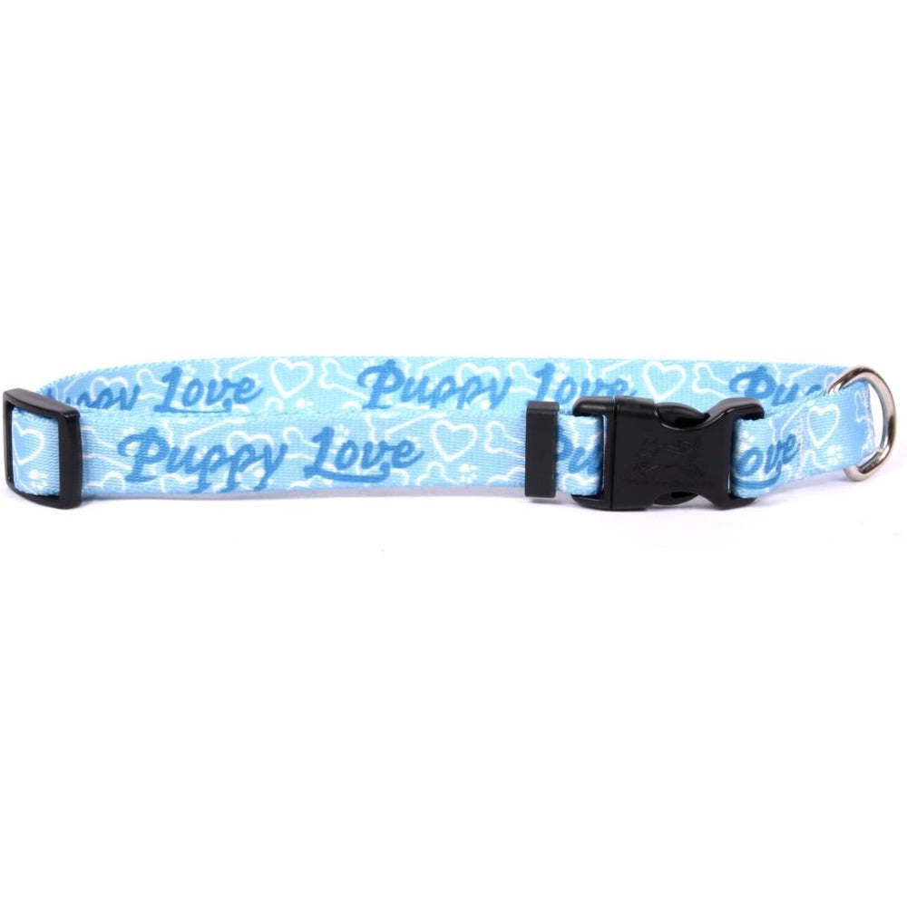 Yellow Dog Design Blue Puppy Love Collar