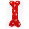 ZippyPaws Holiday Jigglerz Festive Bone Plush Dog Toy