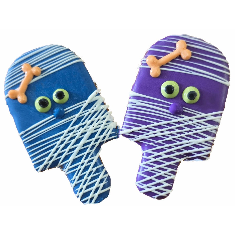 Pawsitively Gourmet Mummy Popsicles Cookie (One Cookie)