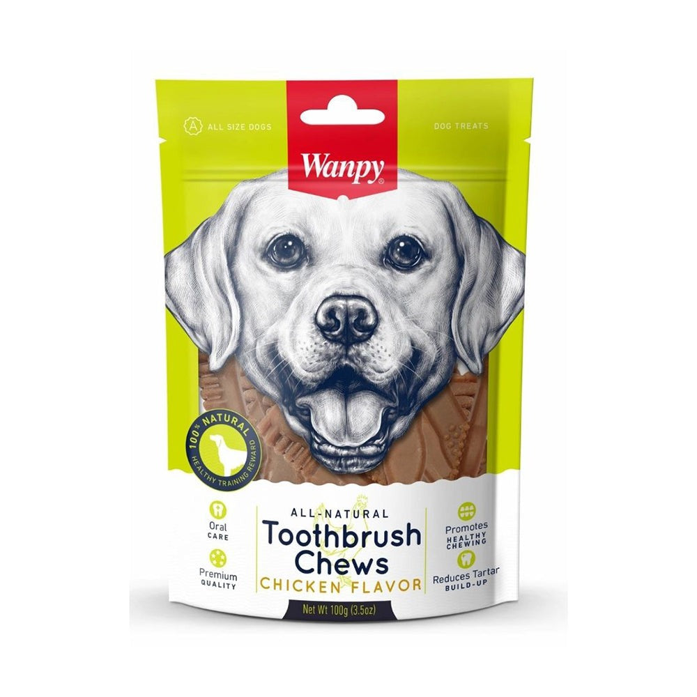 Wanpy Toothbrush Beef Flavor Dental Chews
