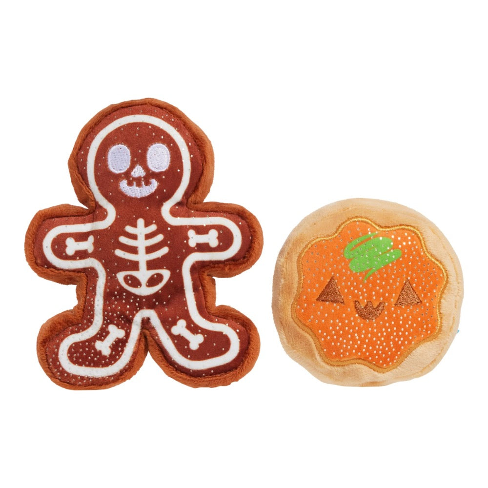 BARK Spookie Cookies Plush Dog Toy- 2 Pack