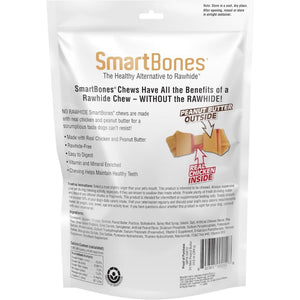 SmartBones Rawhide Free Peanut Butter Bones Mini - 24 count
