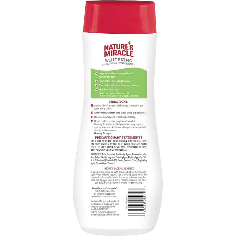 Nature's Miracle Whitening Shampoo & Conditioner - Blooming Almond Scent