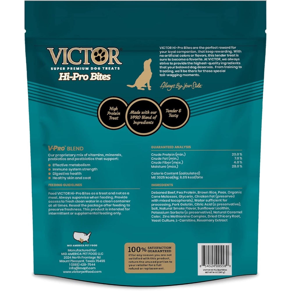 Victor Hi-Pro Bites with Tender Beef | Training Treat