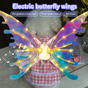 Bslissey Electric Wings with Led Lights & Music Halloween Costume