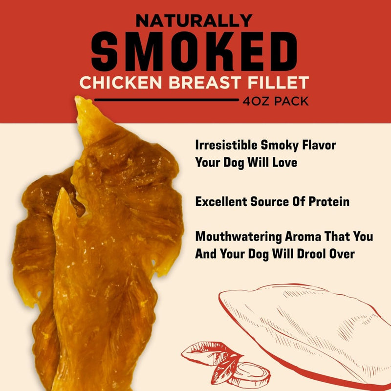 Barkworthies Smoked Chicken Breast Fillet 4oz