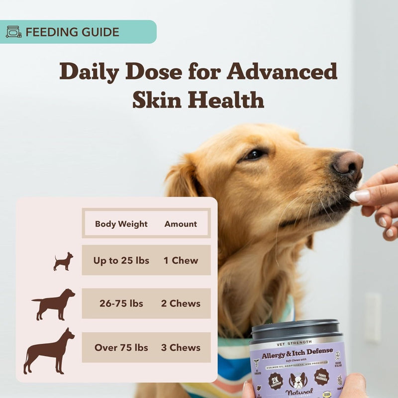 Natural Dog Company Vet Strength Aller-Immune Chews- 90 chews