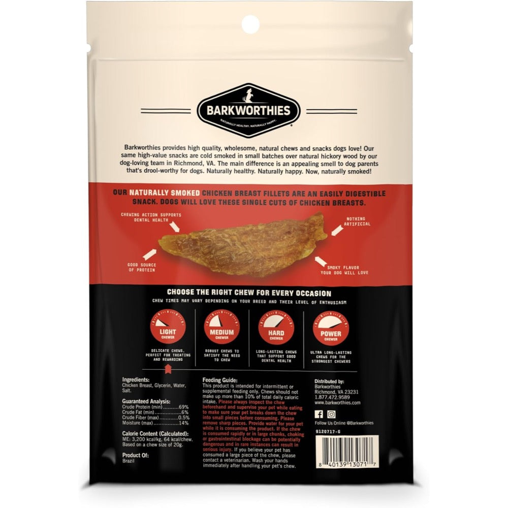 Barkworthies Smoked Chicken Breast Fillet 4oz