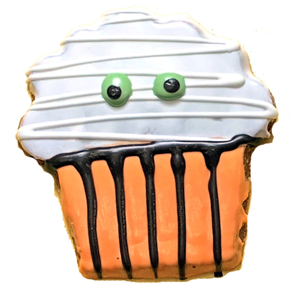 Pawsitively Gourmet Spooky Cupcake Cookie (One Cookie)