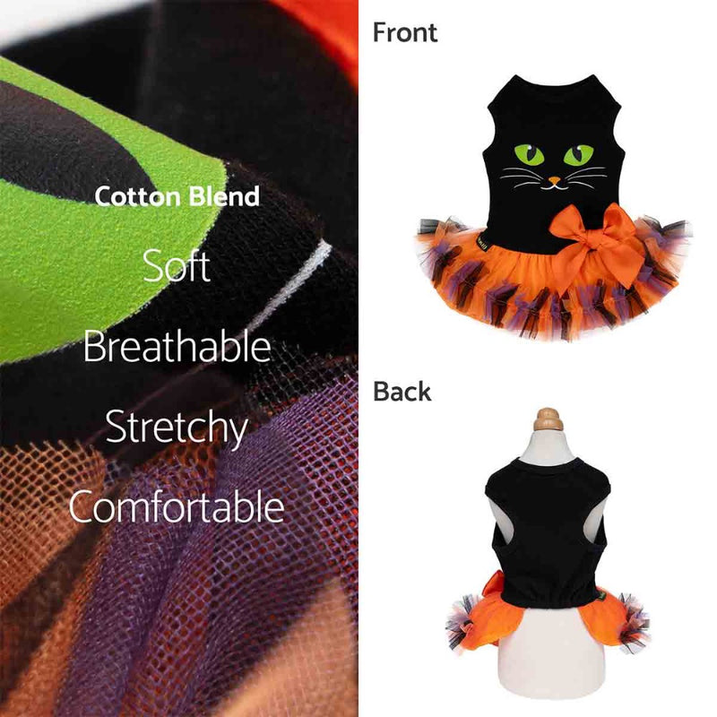 Fitwarm Halloween Cat Face Dress