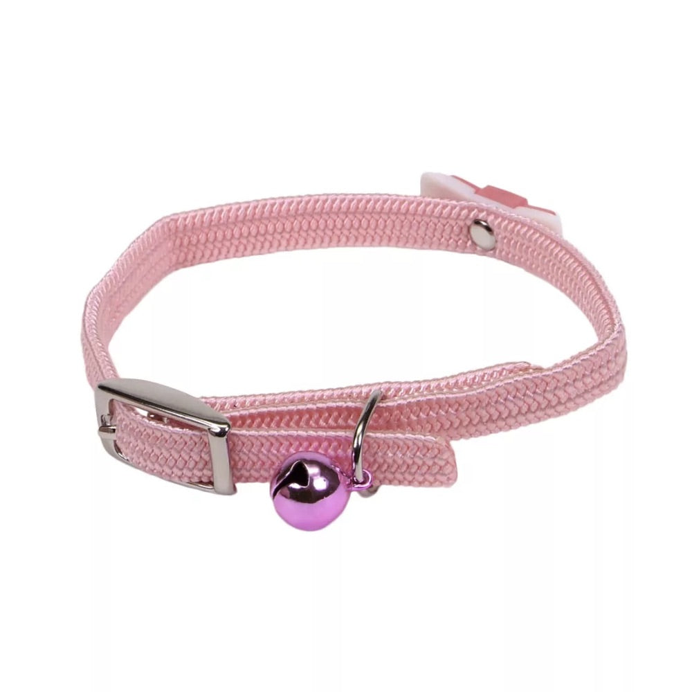 Li'l Pals Elasticized Safety Kitten Collar with Jeweled Bow