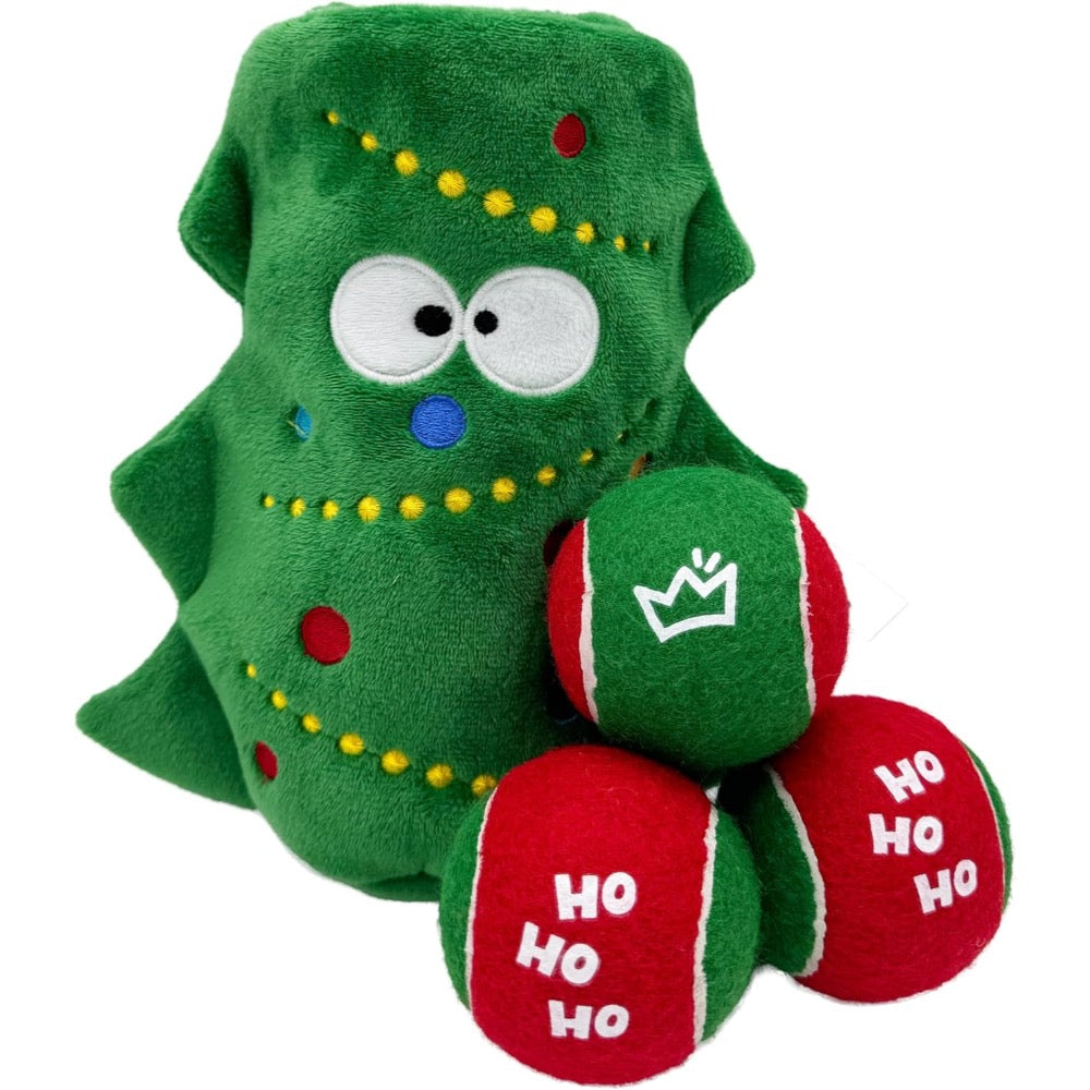 Huxley and Kent Dog Squeak n' Peek Christmas Tree