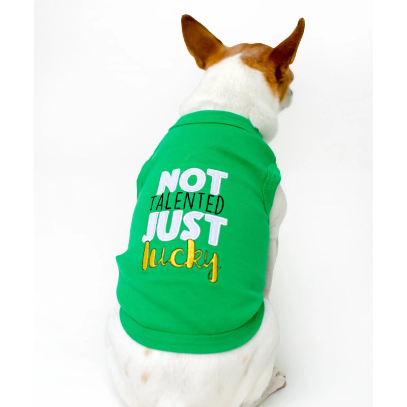 Parisian Pet Not Talented Just Lucky Tee