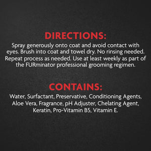 FURminator® Rinse-Free deShedding Spray for Dogs, 8.5 oz