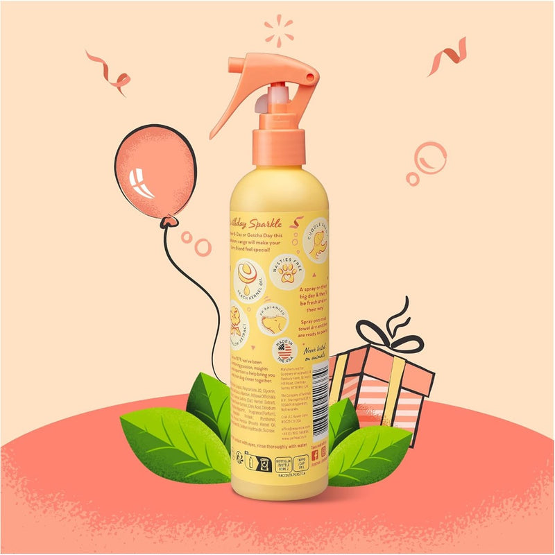 Pet Head Birthday Sparkle Dog Spray- Cotton Candy Scent 10oz